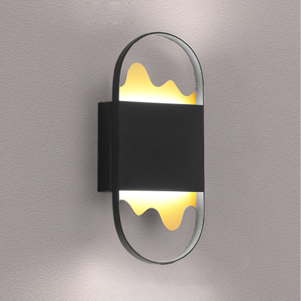 Artistic Mountain Style LED Wall Sconce for Minimalist Hallway and Bedroom Decor
