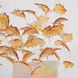 Artistic Multicolor Crystal Maple Leaf Chandelier Luxury Glass Leaf LED Pendant Light