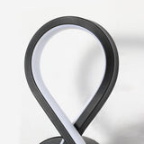 Artistic Musical Note Shape LED Wall Lamp with Electroplated Aluminum Finish