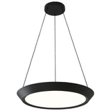 Artistic Round LED Pendant Lighting Modern Metal and Acrylic Kitchen Island Ceiling Fixture