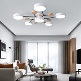 Artistic Sputnik Metal LED Chandelier Nordic Style Ceiling Light for Kids Bedroom