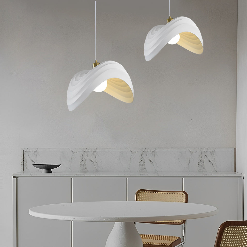 Artistic Wabi Sabi Resin Pendant Light Modern Nordic Chandelier for Stylish Home Decor