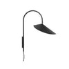 Arum Swivel Bracket Wall Lamp with Adjustable Curved Shade for Modern Interiors
