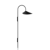 Arum Swivel Bracket Wall Lamp with Adjustable Curved Shade for Modern Interiors