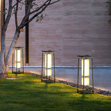 Asian Inspired Outdoor Garden Post Light Waterproof LED Landscape Pathway Lamp for Villa Courtyard