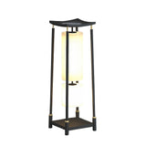 Asian Inspired Outdoor Garden Post Light Waterproof LED Landscape Pathway Lamp for Villa Courtyard