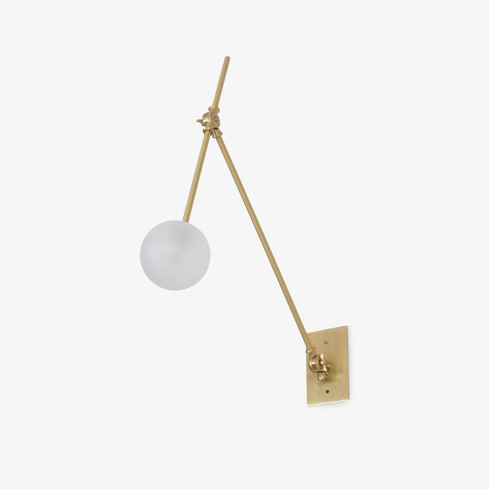Auguri Adjustable Articulating Joint Wall Sconce Modern Indoor Brass Wall Lamp