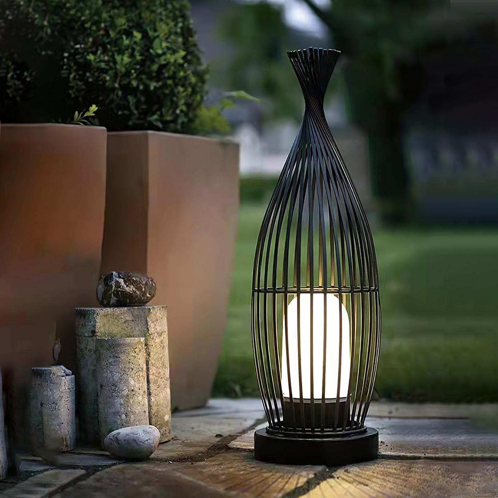 Aurora Orbis Waterproof Outdoor Lantern Sphere Light for Gardens and Patios