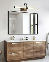 Avery Modern LED Wall Sconce with Horizontal Tubular Shade for Interior Lighting