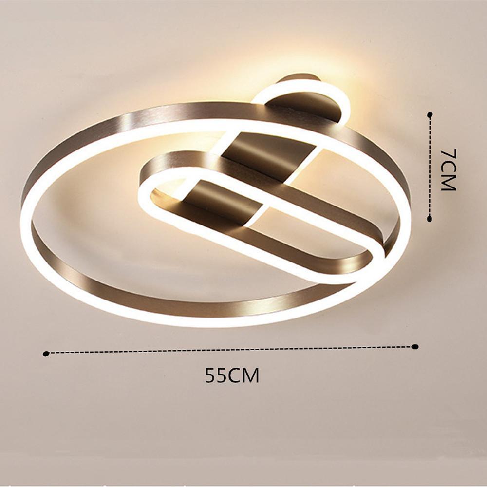 Geometric Cluster LED Ceiling Light Modern Flush Mount Fixture for Dining Room