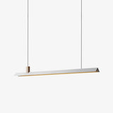 Axis T Wooden Linear LED Pendant Light for Kitchen Island Farmhouse Hanging Ceiling Fixture