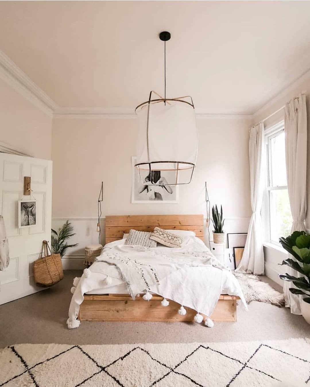 Bamboo and Linen Houselight Pendant Light Natural Organic Hanging Lamp for Living Rooms and Dining Areas