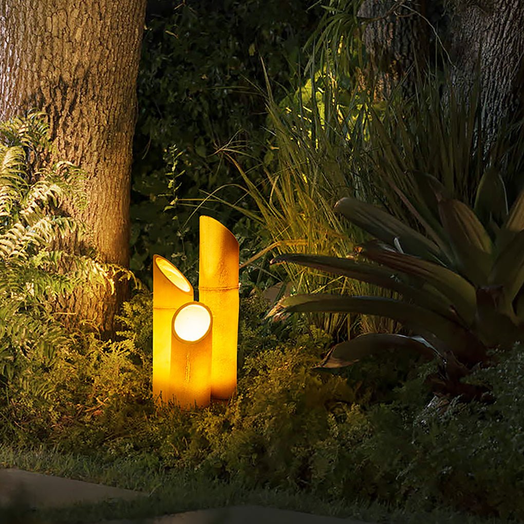 Bamboo Style Outdoor Waterproof LED Landscape Pathway Light for Gardens and Courtyards