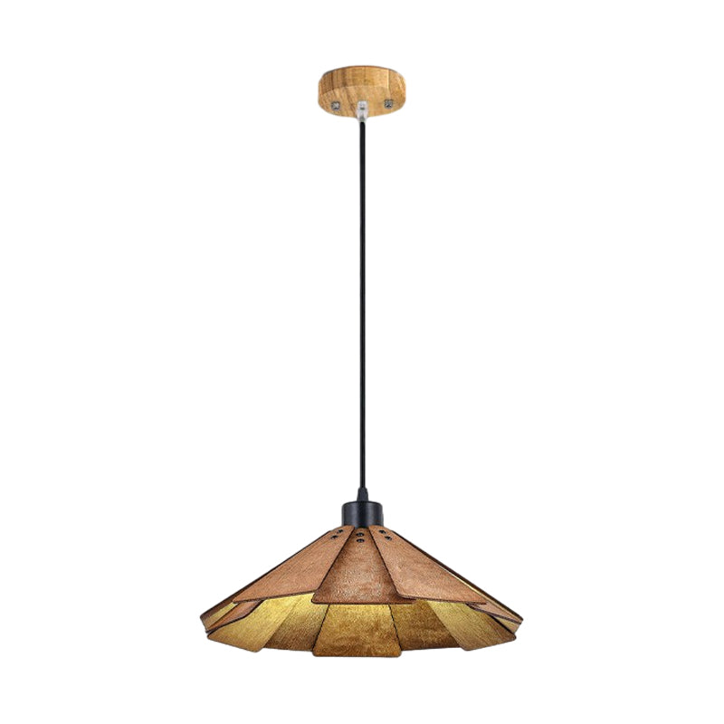 Basswood Wabi Sabi Japanese Chandelier Nordic Wood Pendant Light for Dining Room