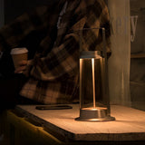 Battery Operated Waterproof LED Outdoor Light with Touch Dimming and 6000mAh Rechargeable Battery