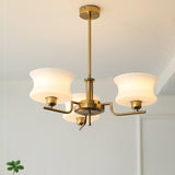 Belue Vintage Style Metal and Glass Chandelier Ceiling Light for Modern Interiors
