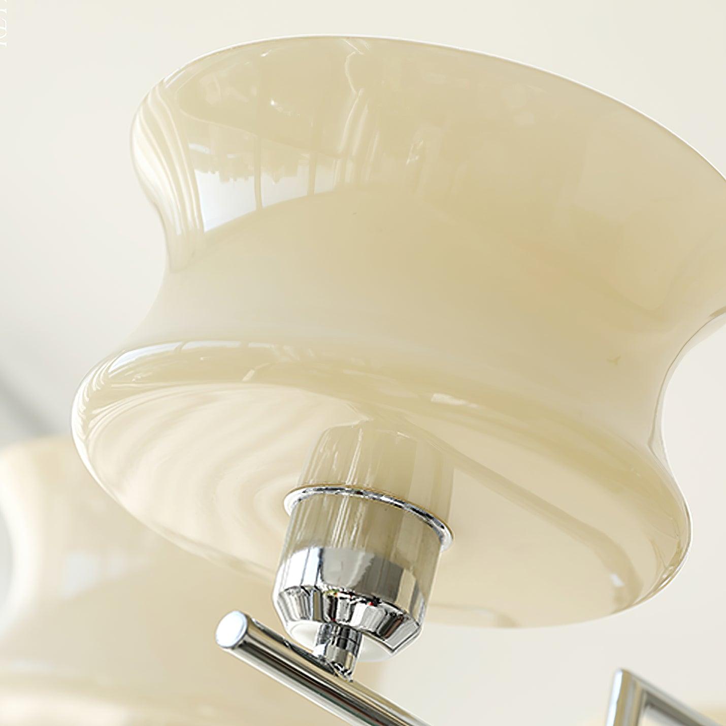 Belue Vintage Style Metal and Glass Chandelier Ceiling Light for Modern Interiors