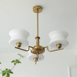 Belue Vintage Style Metal and Glass Chandelier Ceiling Light for Modern Interiors