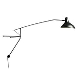 Black Industrial Mantis Arm Swing Bracket Wall Lamp Adjustable Iron Helical Sconce Lighting