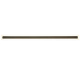 Black Linear LED Outdoor Wall Sconce Waterproof Exterior Lighting for Porch and Garden