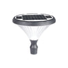Black Outdoor Solar Powered LED Post Light Waterproof Garden Street Lamp with Pole Option