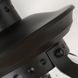 Black Outdoor Wall Lantern with Seeded Glass Globe and Curved Arm Design