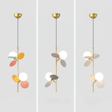 Blanca Modern Iron and Glass Globe Pendant Light Fixture for Contemporary Indoor Ceiling Decor