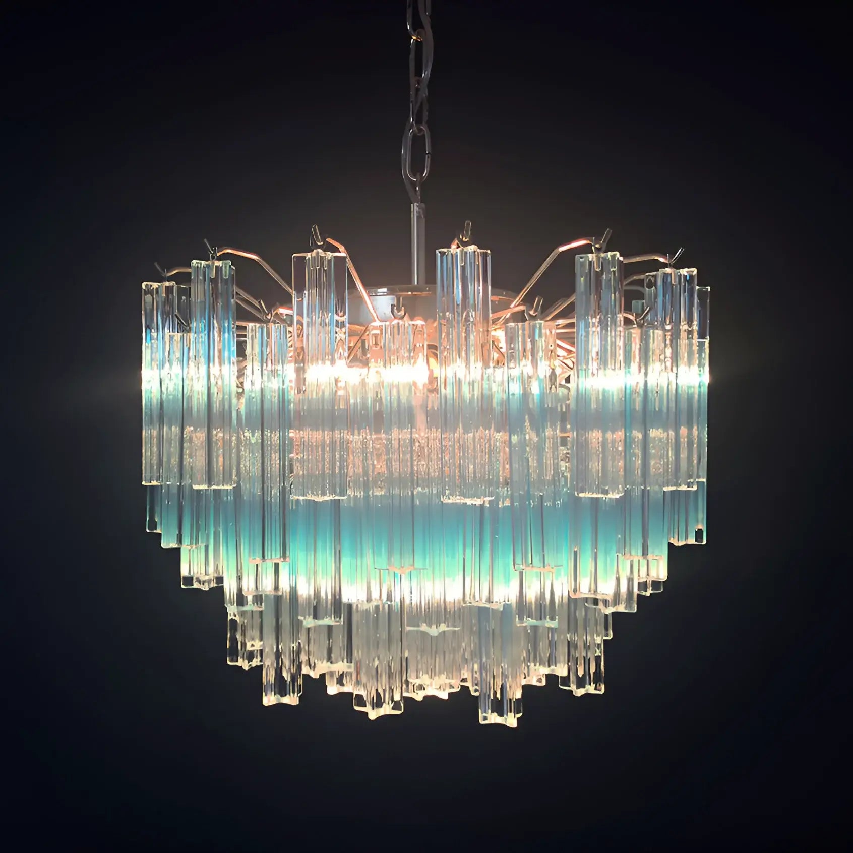 blue-and-clear-murano-glass-quadriedri-prism-chandelier-elegant-crystal-pendant-light