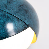 Blue Drop Pendant Light Modern Glass Globe Ceiling Fixture for Luxury Interiors