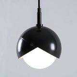 Blue Drop Pendant Light Modern Glass Globe Ceiling Fixture for Luxury Interiors