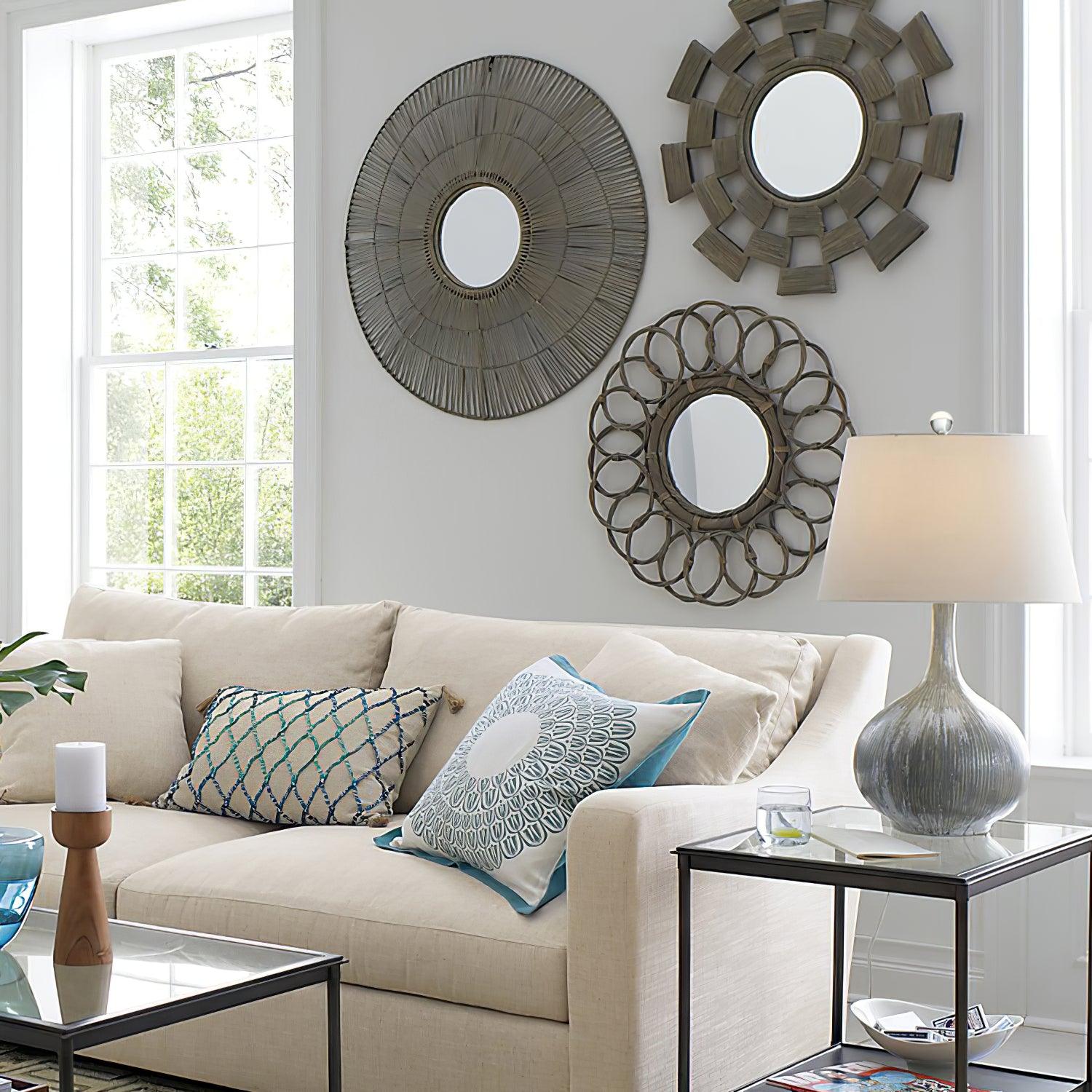 blue-sculptural-ceramic-table-lamp-with-white-fabric-shade-for-contemporary-living-room-decor