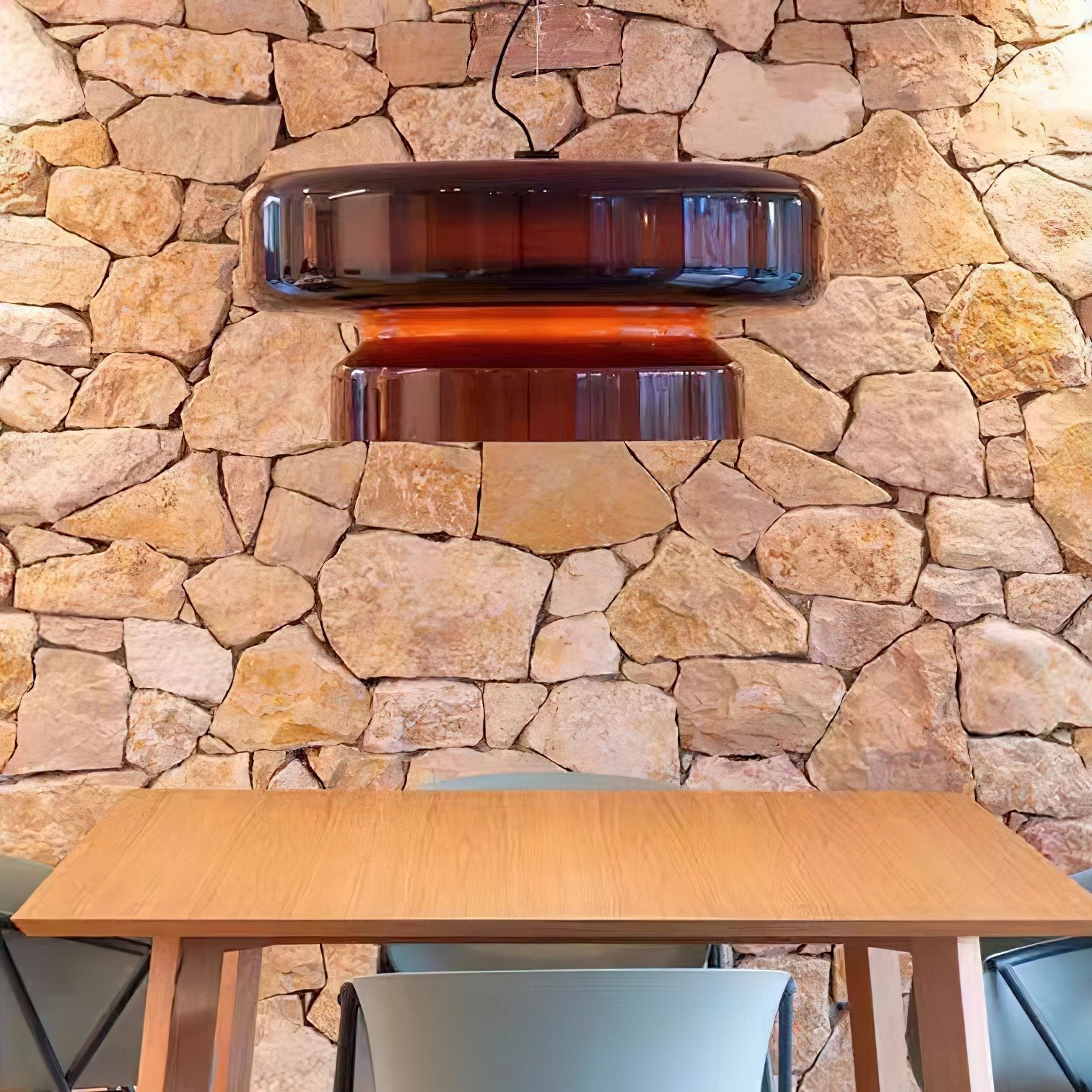 Bohemia Modern Blown Glass Pendant Light Organic Shape Hanging Chandelier for Dining Room