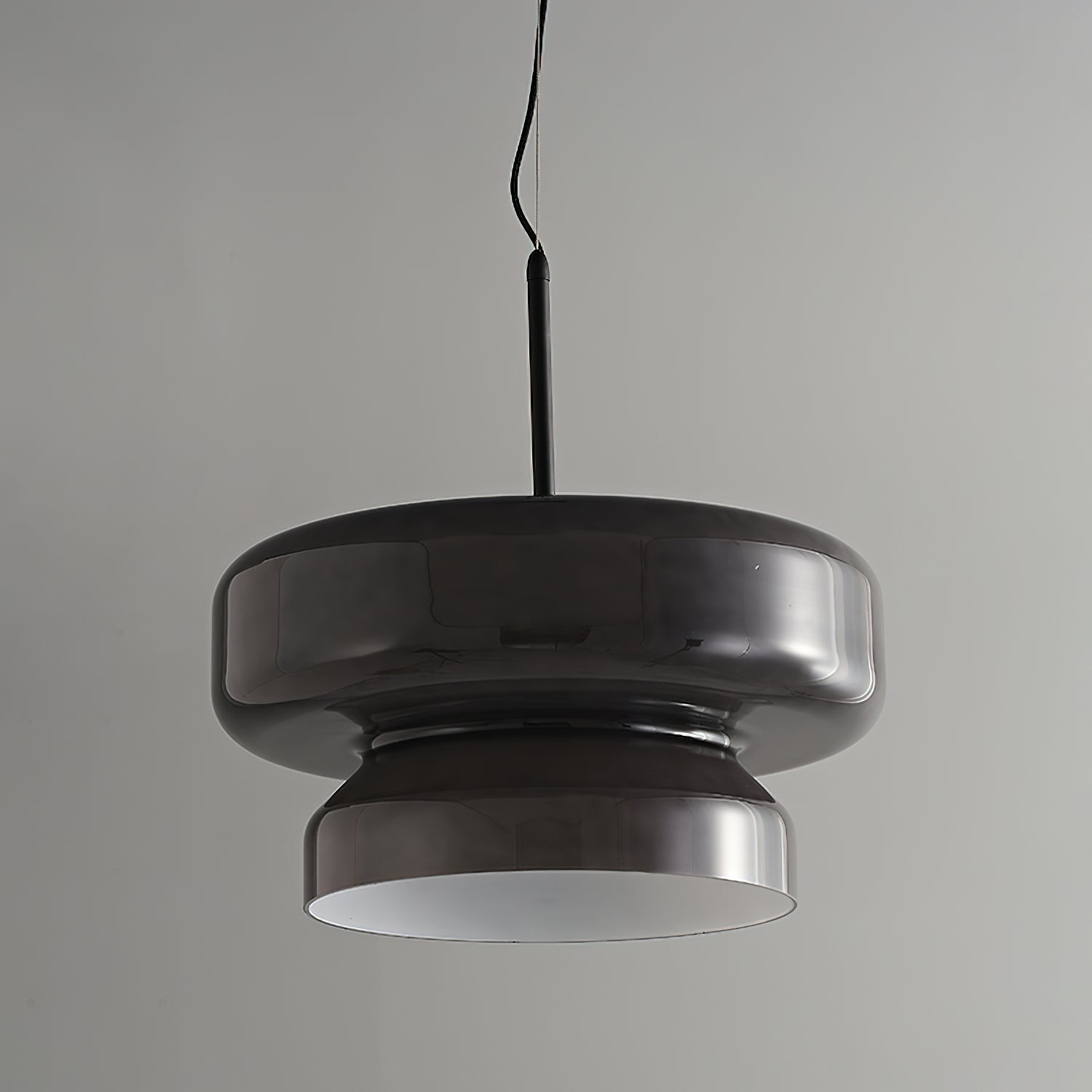 Bohemia Modern Blown Glass Pendant Light Organic Shape Hanging Chandelier for Dining Room