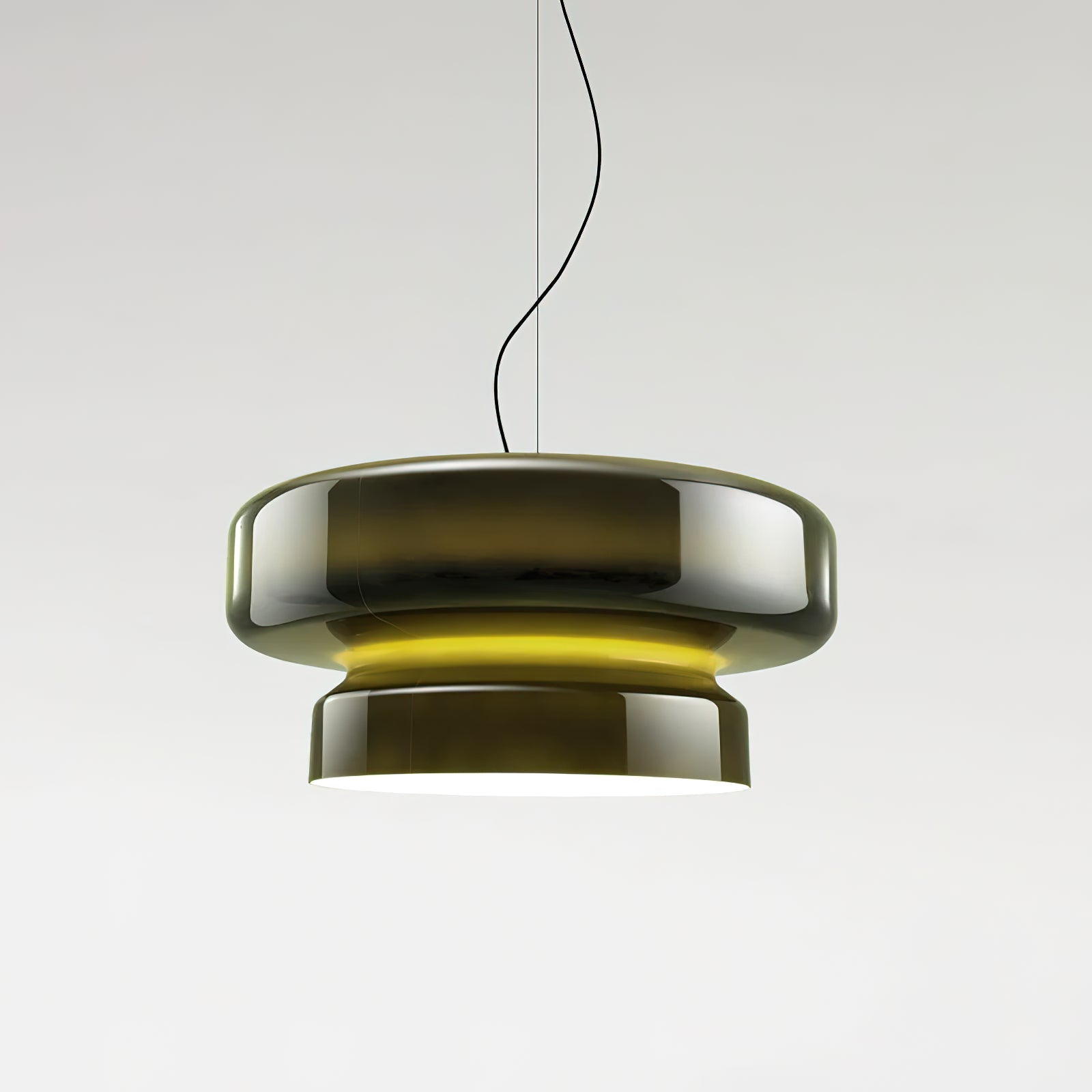 Bohemia Modern Blown Glass Pendant Light Organic Shape Hanging Chandelier for Dining Room