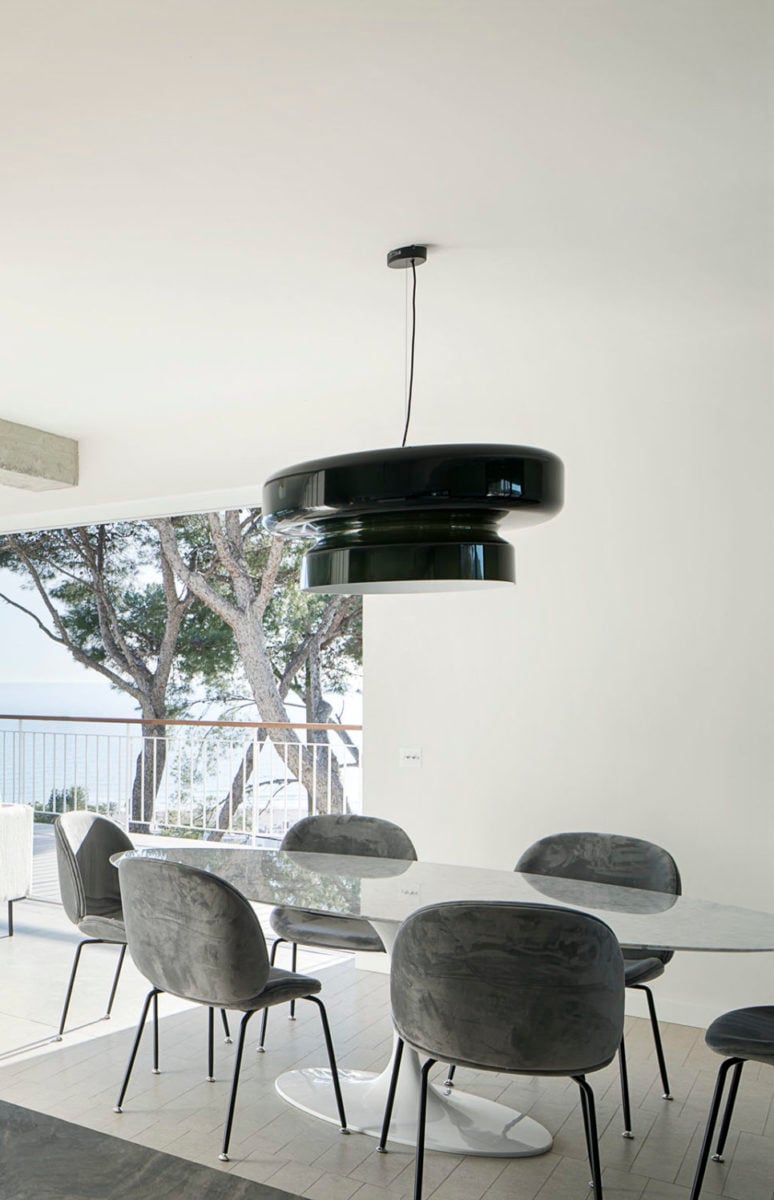 Bohemia Modern Blown Glass Pendant Light Organic Shape Hanging Chandelier for Dining Room