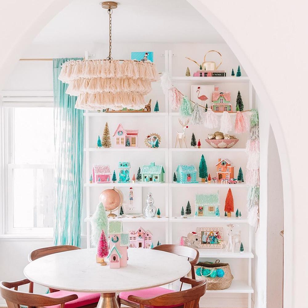 Bohemian Tassel Fringe Chandelier Fabric Pendant Light for Elegant Living Room and Bedroom Lighting