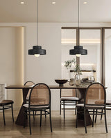 Bray Modern Geometric Resin Pendant Light Minimalist Ceiling Hanging Lamp for Interior Spaces