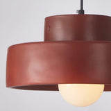 Bray Modern Geometric Resin Pendant Light Minimalist Ceiling Hanging Lamp for Interior Spaces