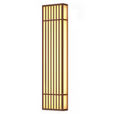 Brown Industrial Waterproof LED Outdoor Wall Lamp with Vertical Stripe Grid and Stainless Steel Frame