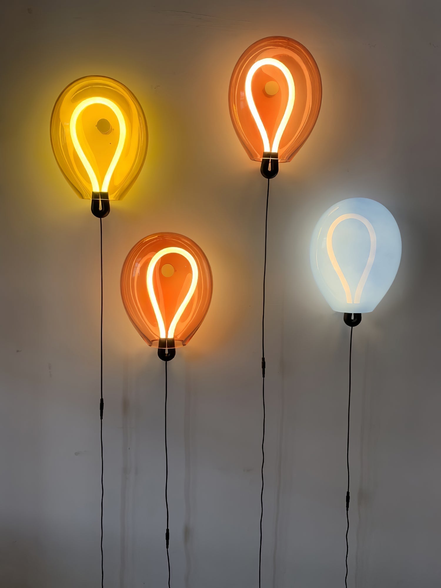 Bulla Artistic Glass Bubble Wall Light Modern Integrated LED Sconce