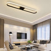 Modern Rounded Rectangle LED Flush Mount Ceiling Light Minimalist Aluminum Fixture
