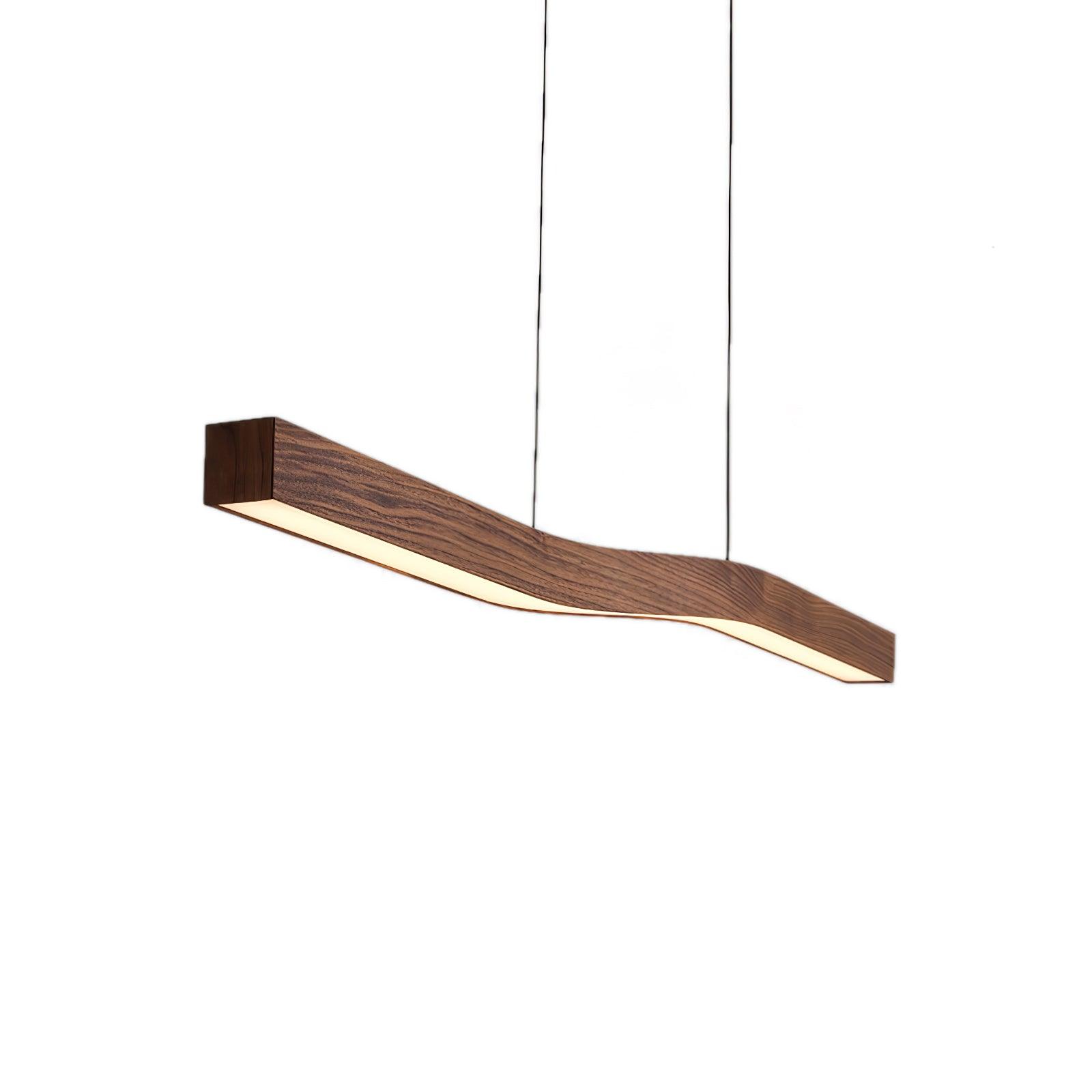 Camur Linear Ceiling Pendant Light Modern Minimalist LED Hanging Lamp for Office and Dining