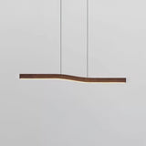 Camur Linear Ceiling Pendant Light Modern Minimalist LED Hanging Lamp for Office and Dining
