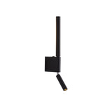 Canut Modern LED Wall Sconce with Adjustable Reading Arm and Indirect Ambient Light