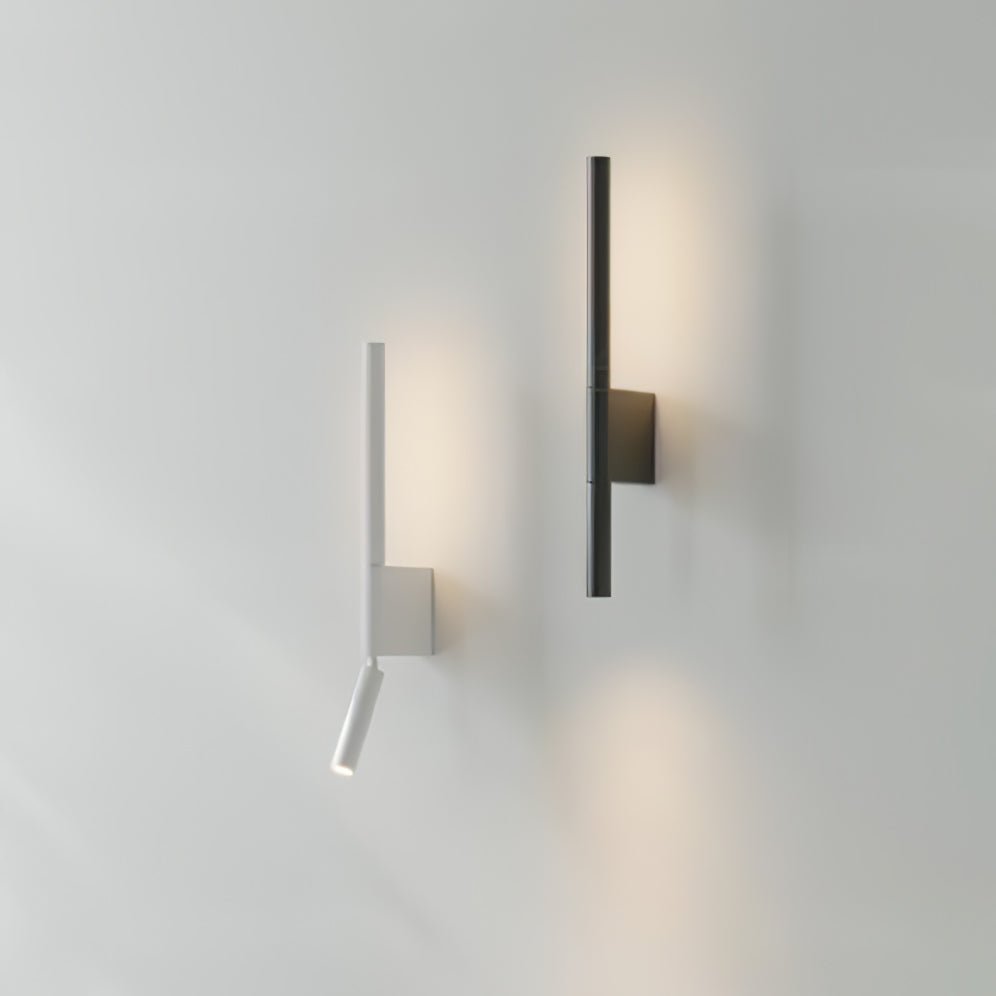 Canut Modern LED Wall Sconce with Adjustable Reading Arm and Indirect Ambient Light