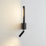 Canut Modern LED Wall Sconce with Adjustable Reading Arm and Indirect Ambient Light