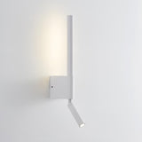 Canut Modern LED Wall Sconce with Adjustable Reading Arm and Indirect Ambient Light