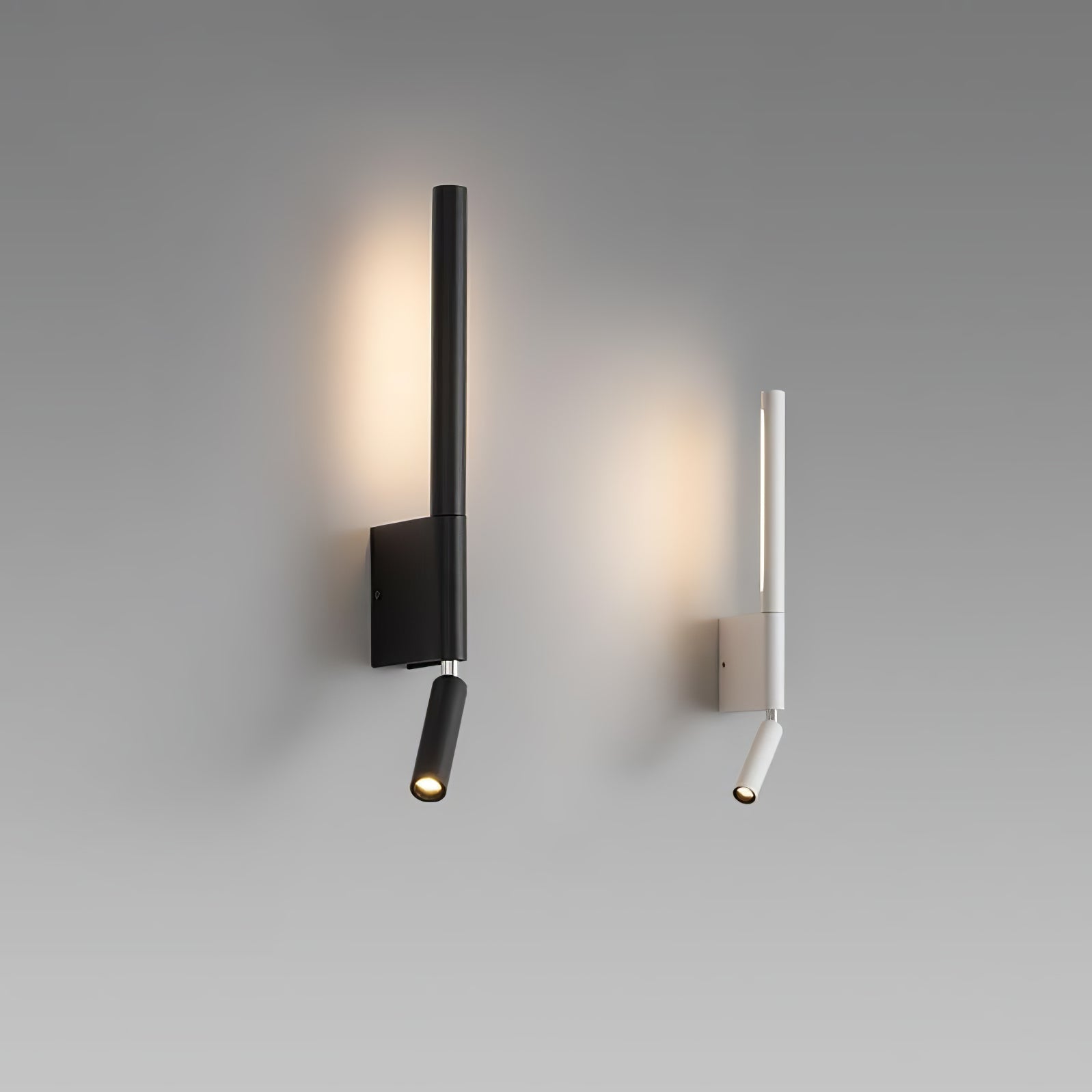 Canut Modern LED Wall Sconce with Adjustable Reading Arm and Indirect Ambient Light