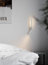 Canut Modern LED Wall Sconce with Adjustable Reading Arm and Indirect Ambient Light
