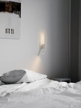Canut Modern LED Wall Sconce with Adjustable Reading Arm and Indirect Ambient Light